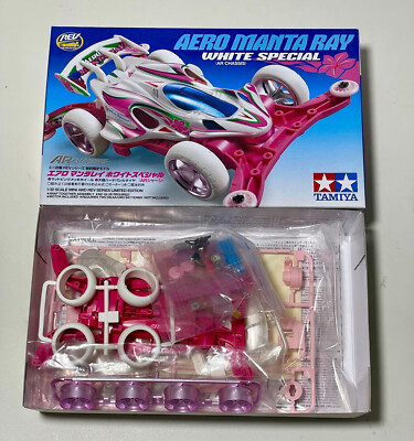 TAMIYA 94972 Mini 4WD AERO MANTA RAY White Special (AR