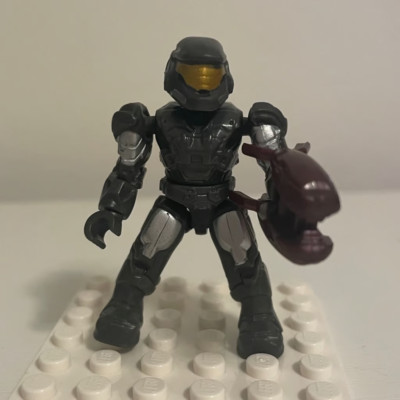 Mega Bloks Halo USNC Spartan CQB Minifigure Black Micro Series 7 Blind Bag 2013