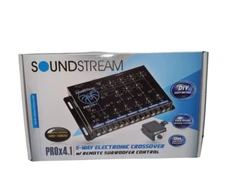 SOUNDSTREAM PROx4.1 CAR AUDIO 5-WAY ELECTRONIC RCA CROSSOVER REMOTE BASS KNOB