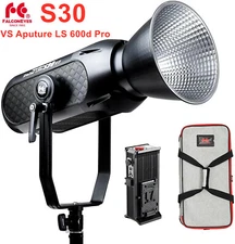 Falcon Eyes S30 300W 5600K Led Video Light Kit V-Mount COB Daylight APP Control 