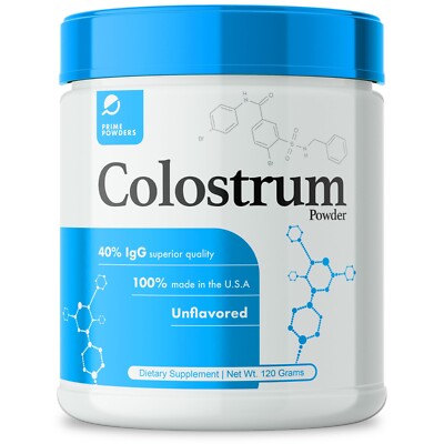 Colostrum Grade-A ???????????????? ????????% ????????????, USA Grass-Fed - Unflavored 120 Servings