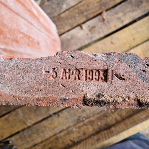 6no Reclaimed 18" Angled Ridge Tiles 105⁰ Degree | Stamped 1993 | 9ft Run - Picture 7 of 7