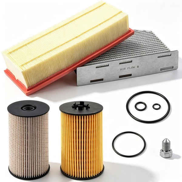 Inspektionpaket Filtersatz FÜR Audi A3, Seat Skoda, VW Golf 6 Touran, 1.6 2.0TDI-image
