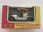 Vintage Lesney Matchbox  Models Of Yesteryear Y4-3 OPEL COUPE 1909