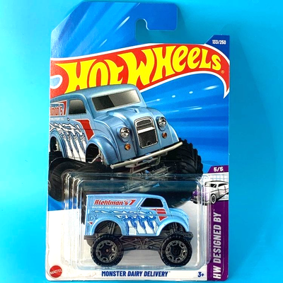 HOT WHEELS 2025 MONSTER DAIRY DELIVERY BLUE 133/250 HYX93 HW