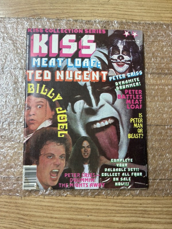 KISS🩸1979 RARE COLLECTION SERIES MAGAZINE-AUCOIN 