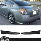Rear Bumper Lip Fits 07-12 Nissan Altima 4Dr 2PCS Diffuser Aprons Rear Spats PU