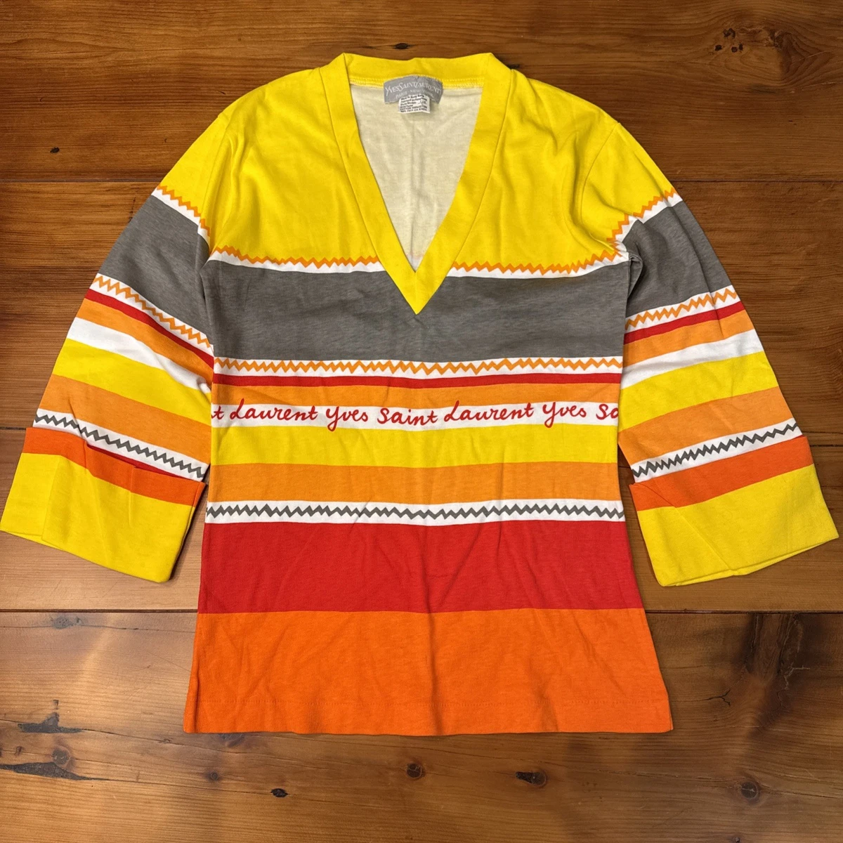 Yves Saint Laurent Saint Laurent Multi-Color Vintage Tops for