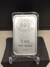 JBR RECOVERY LTD 5 OUNCE FINE SILVER BAR STILL SEALED 5 oz .999