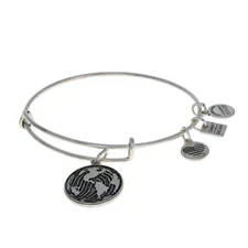 NEW Alex and Ani Charity by Design Make Your Mark Bracelet - Silver Toned Adjust