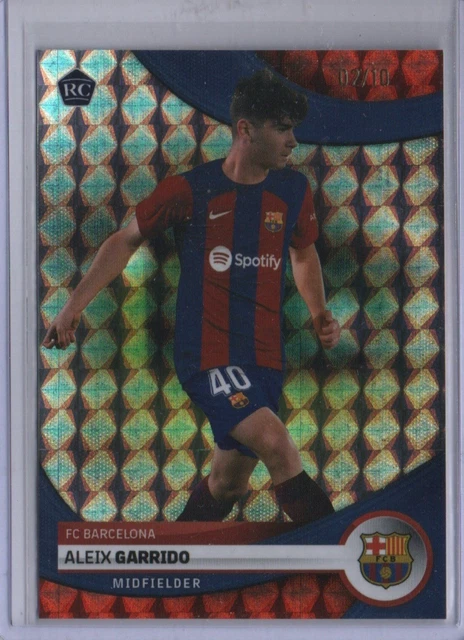 2023-24 Topps FC Barcelona Team Set #15 ALEIX GARRIDO Rookie /10