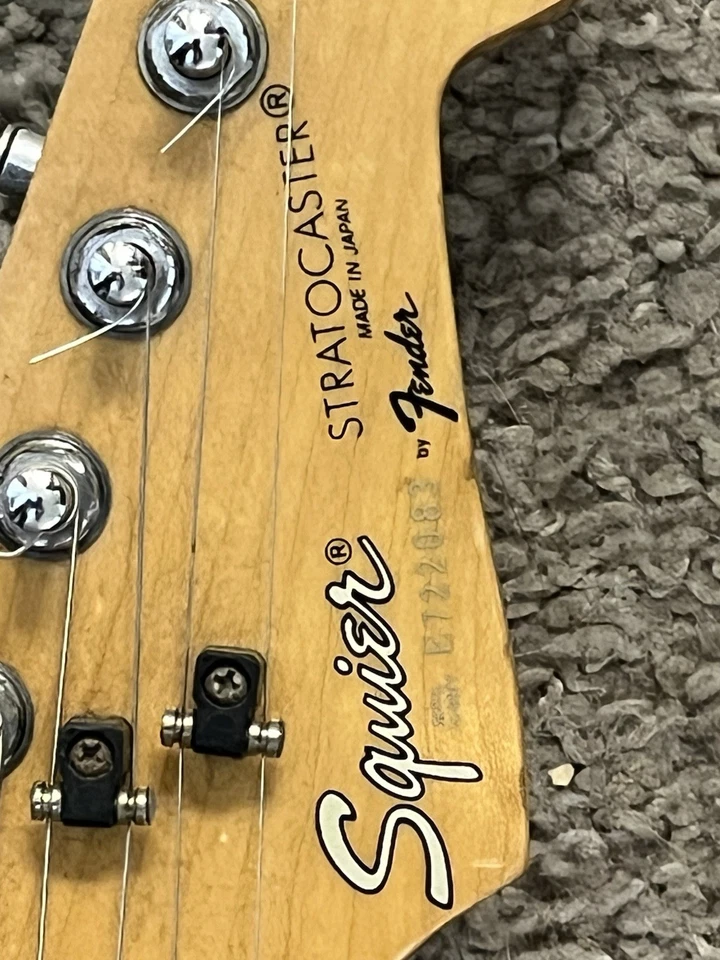 1987 Mij Fender Japan Squire Stratocaster Strat Fiesta Red - Image 4 of 4