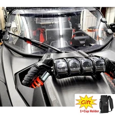 Front Full Windshield PC UV Protect For 2017-2025 Can Am Maverick X3 / X3 MAX