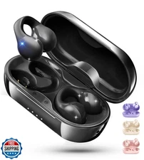 King Lucky i21 Open Ear Clip On Earbuds Wireless Bluetooth Ear Clip Headphone