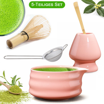 Matcha Tee Set Matcha Besen Set mit Matcha-Schneebesen Matcha Schale aus Keramik