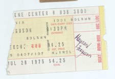 Maynard Ferguson 7/28/75 Vienna VA Filene Center Wolf Trap Farm Park Ticket Stub