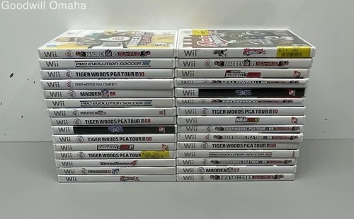 Lot of Untested Nintendo Wii Sports Simulation Video Games *Read Description*