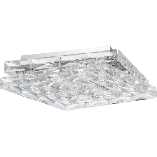 Polished Chrome LED Flush Mount from the Milania Collection - Picture 2 of 7