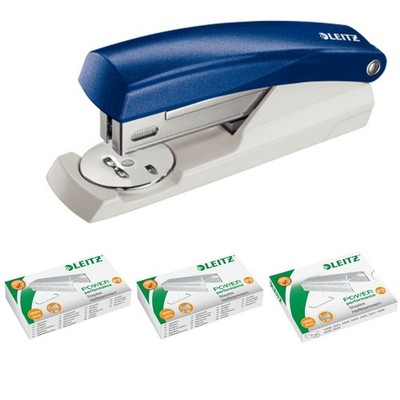 NeXXt Series Kleines Büroheftgerät 5501, 25 Blatt blau mit 3000 Klammern