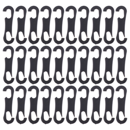 400 Pcs Cushion Double Hook Abs Dual Ended Hooks for Seat Plastic Car Cover - Afbeelding 1 van 12