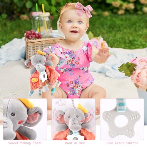 Baby Girl Shower Gift Basket Newborn Essentials Set for Baby Shower Birthday - Picture 5 of 7