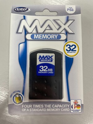 PS2 Max Memory 32mb Memory Card Playstation 2 PSX2 Große Kapazität Datel