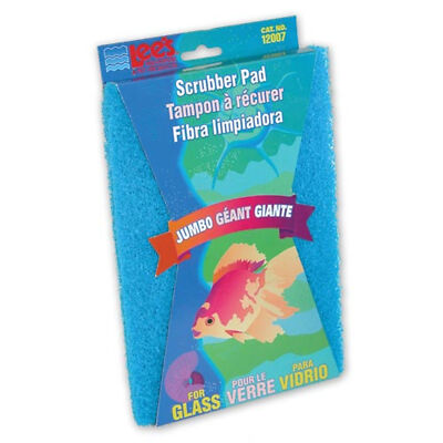 Lee's 12007 langlebiges Aquarium grobes Glas Algen Schrubber Pad für Aquarien