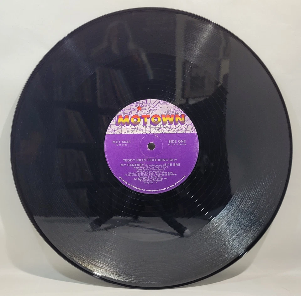 Teddy Riley Feat. Guy - My Fantasy [1989 Used Vinyl Record 12" Single] - Image 3 of 4