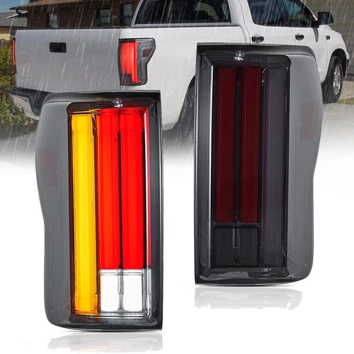 VLAND Headlights+Smoke Tail Lights For Toyota Tundra 2007-2013 Sequoia 2008-2021 - Picture 9 of 12