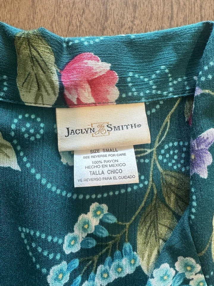 Vintage Jaclyn Smith 2-Piece Outfit Skirt M & Short Sleeve Top S Matching Set - Image 4 of 4