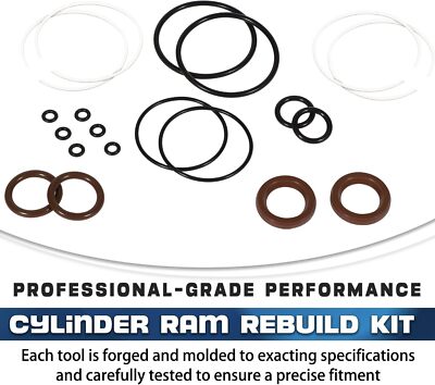 Cylinder Ram Rebuild Kit for Volvo Penta Trim SX DPS -M 3857471 3857470 FSM007