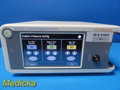 2005 Smith & Nephew DYONICS 25 Ref 7211010 Fluid Management Sys SW 1.41.08~31507