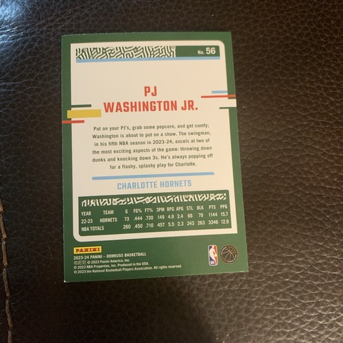 2023-24 Donruss #56 PJ Washington Jr. - Charlotte Hornets - Picture 2 of 2