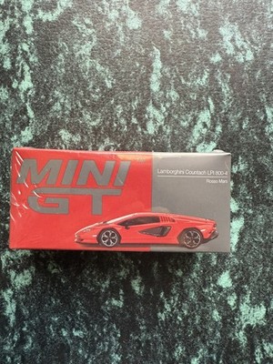 1:64 Mini GT #720 Lamborghini Countach LPI 800-4 Rosso Mars RED SEALED