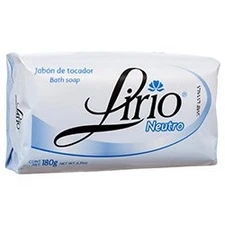 Lirio Jabon Neutro Neutral Soap for Facial 180g 6.35OZ (Pack of 6)