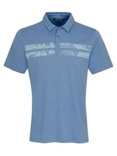 Travis Mathew Men's Golf Polo Shirt Quiet Harbor BLUE SMALL