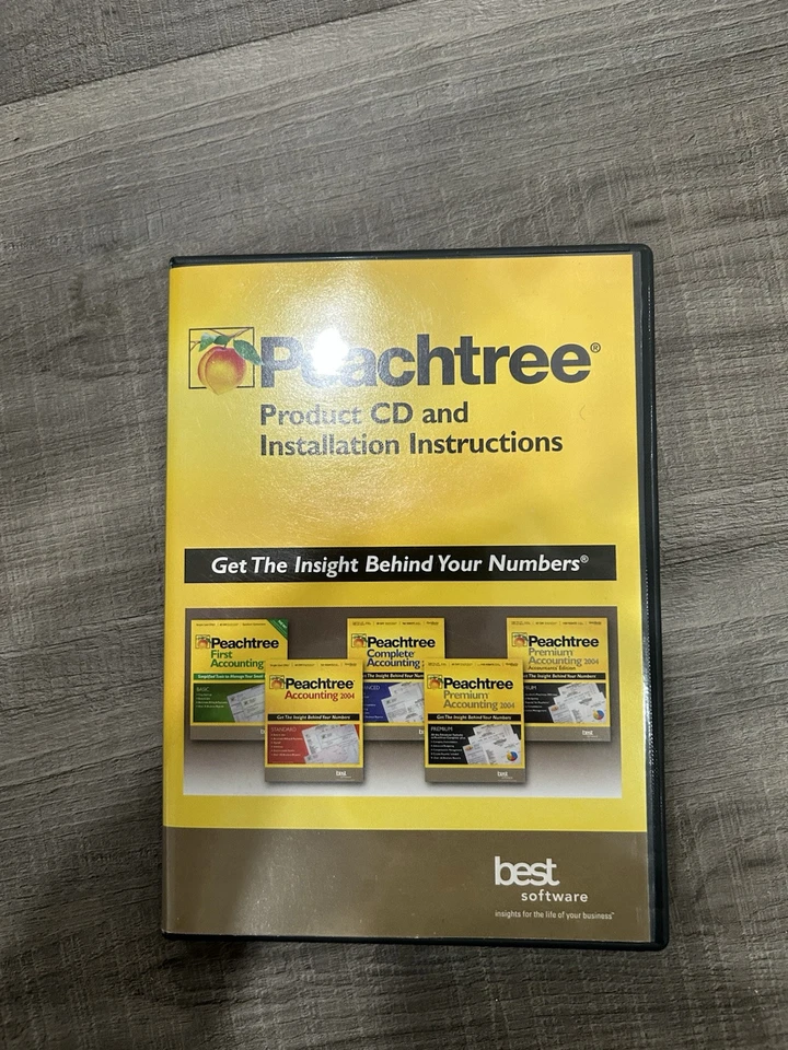 2004 Sage Peachtree Complete Accounting Product CD and Install READ DESCRIPTION - Image 2 of 2