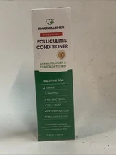 PHARMBANNER Folliculitis Seborrheic Dermatitis Conditioner 11oz NEW Exp 11/2027