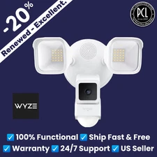 ✅ Wyze Cam Floodlight 2600 Lumen LED Wired 1080p HD IP65 Motion Activated ✅