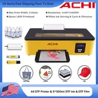 ACHI A4 DTF T-Shirt Printer Flatbed Inkjet Printer Epson L800 Roll Film Printer