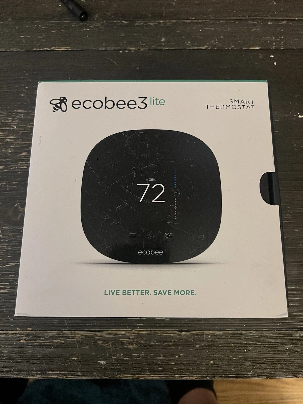 Ecobee3 Lite WiFi Smart Thermostat - Black