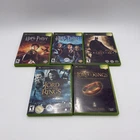 Microsoft OG Xbox Lot Of 5 Games Harry Potter CIB Batman Lord Of The Rings