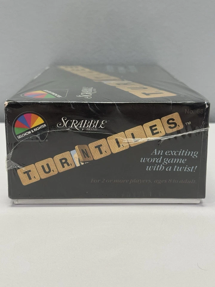 Vintage 1986 Selchow & Righter Scrabble Brand Turntiles No. 68 NEW SEALED RARE! - Image 4 of 4