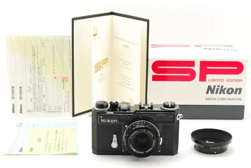 【MINT BOXED】 Nikon SP Limited Edition Black Film Camera 3.5cm 35mm f/1.8