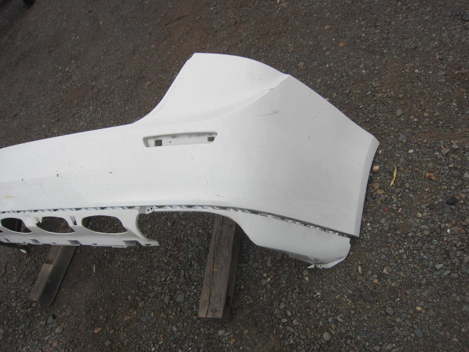 Maserati Ghibli - Rear Bumper. White / USED - 673004365, 2014-17