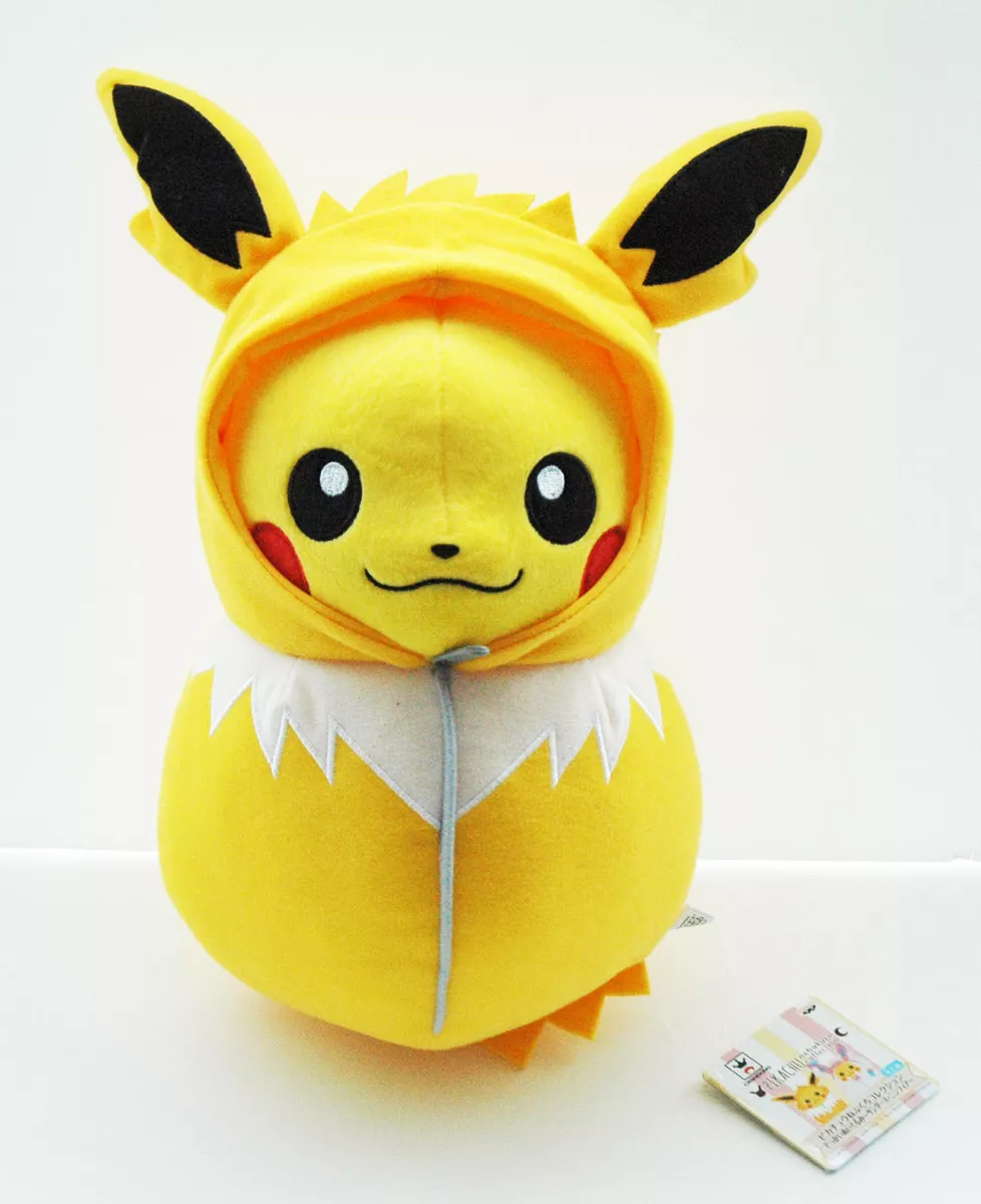 BANPRESTO Pokemon Plush Doll Pikachu Nebukuro Sleeping Bag Jolteon