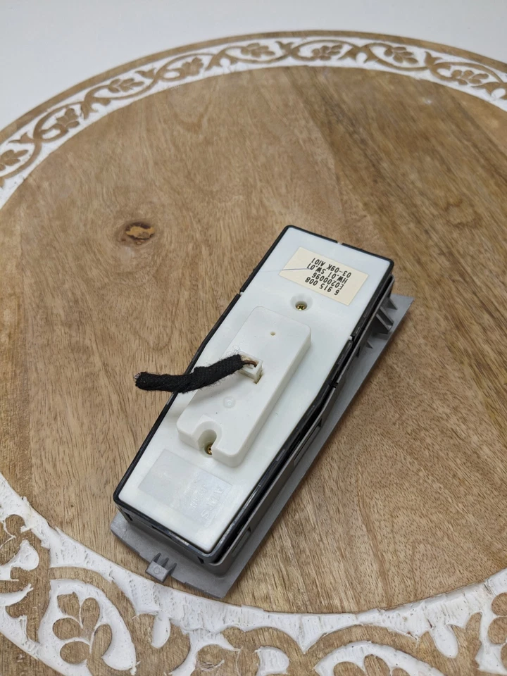 BMW 745i 745li 760i 760li 2002-2005 interruptor de ventana eléctrica OEM lado del conductor 6915008 Foto 2 de 3