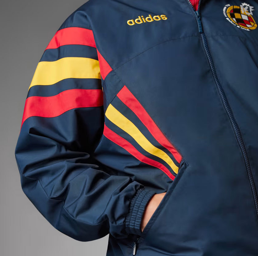 Adidas Original Mens SPAIN 1996 WOVEN TRACK TOP IT7753 NAVY
