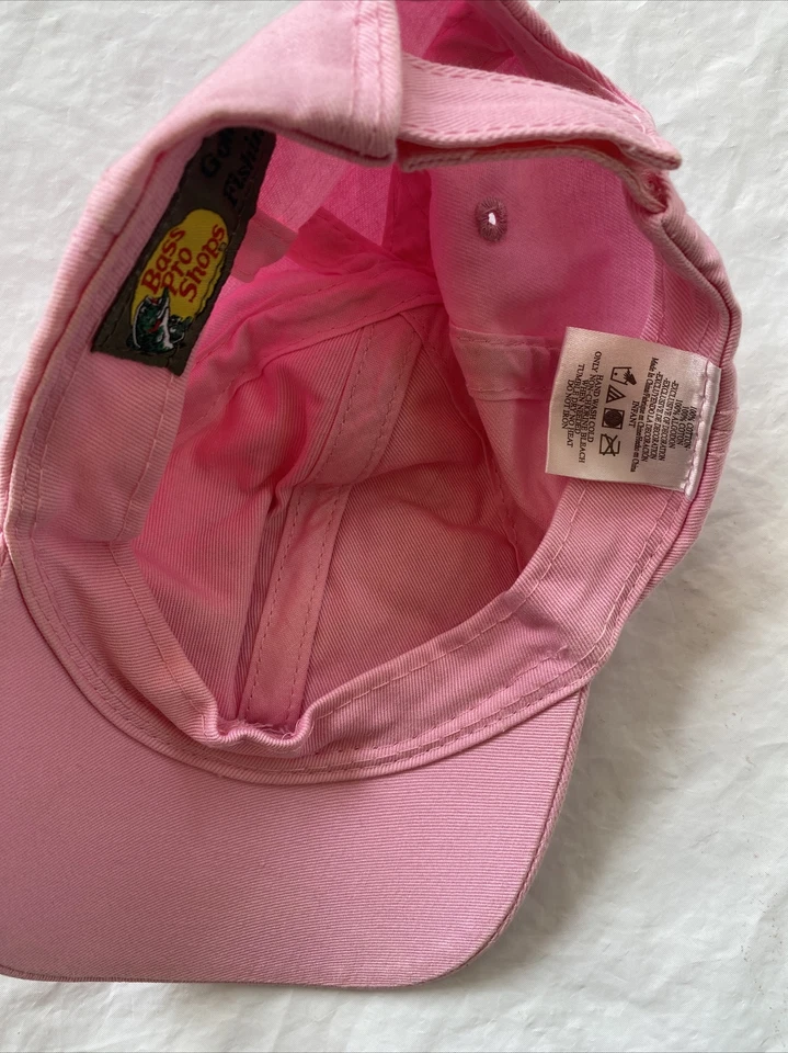 Gorra de béisbol ajustable para niñas pequeñas Pro Shop rosa "MI PRIMER SOMBRERO DE PESCA" Foto 2 de 3