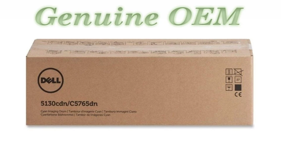 U163N Original OEM Dell Drum Unit, Cyan Genuine Sealed - Image 1 of 1